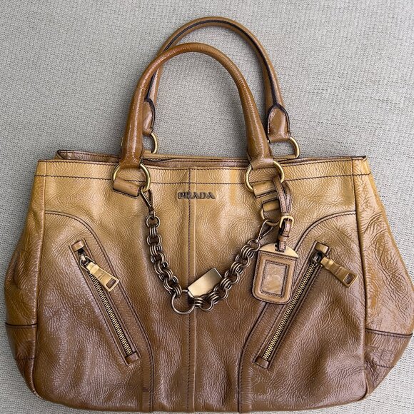 D0003 Prada purse with gold tone hardware - Picture 6 of 16